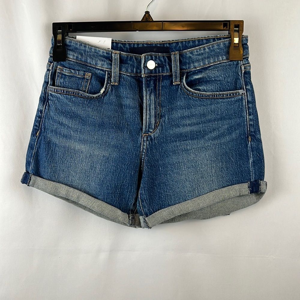 Joes Jeans Roll-Cuff Denim Shorts -Burden- Size 24- NWT